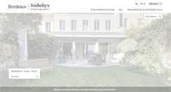 Desktop Screenshot of bordeauxsothebysrealty.com